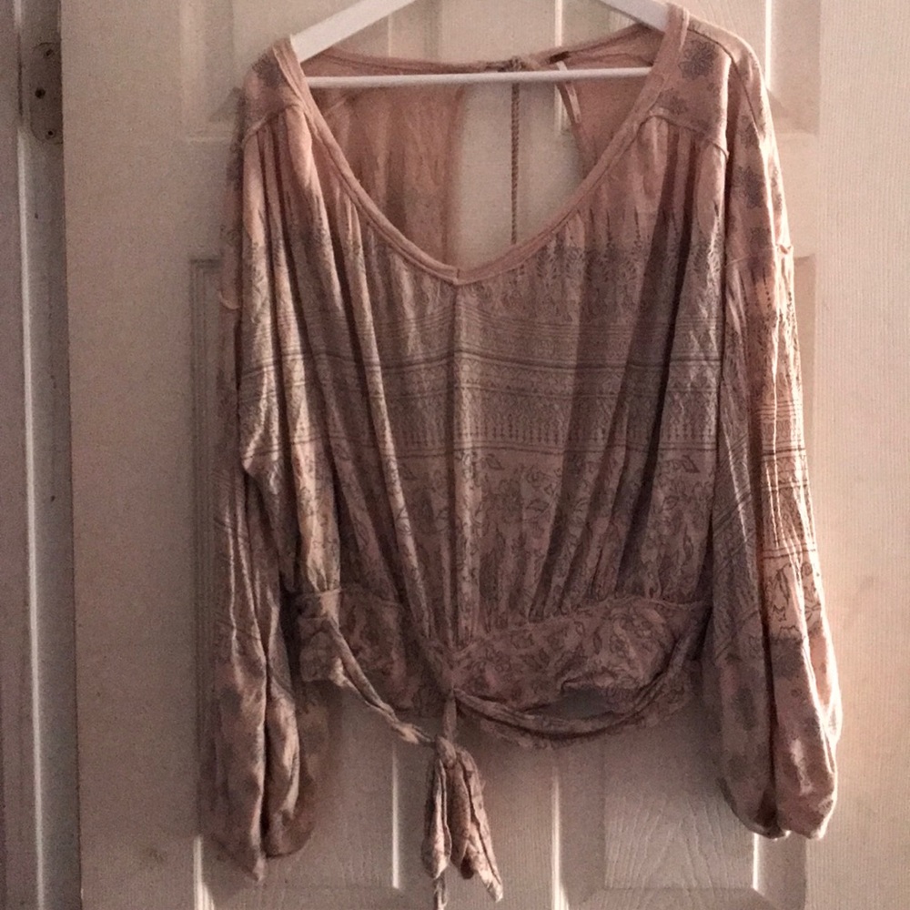 Free People open back top